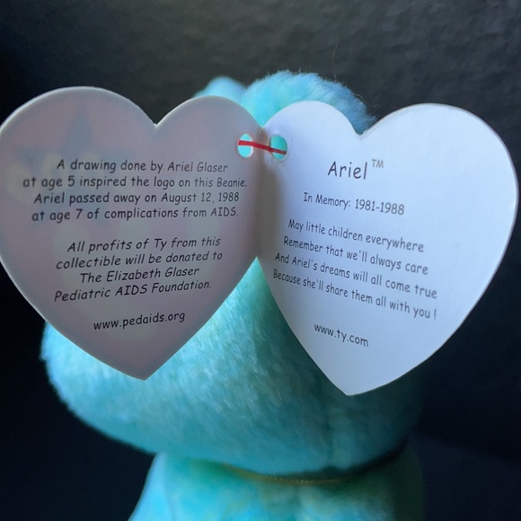 Ariel 💐 • TY Beanie baby original collection from the 90’s and 2000’s - Picture 4 of 6